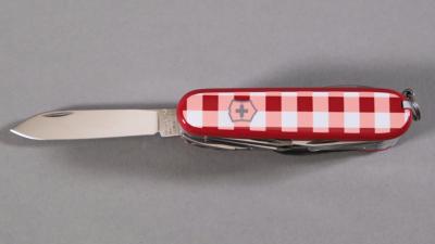 Couteau Victorinox Swisschamp édition limitée Vichy rouge