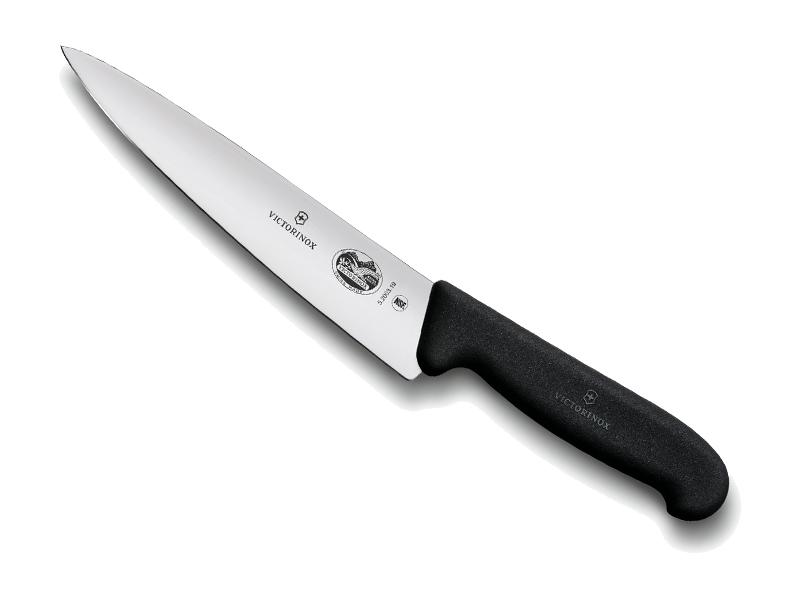 Couteau à émincer Victorinox lame 28 cm - Manche Fibrox noir