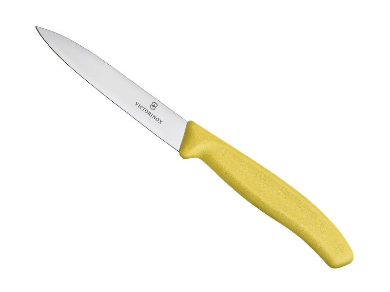 Couteau d'office Victorinox Swiss Classic Lame Pointue - Manche Jaune