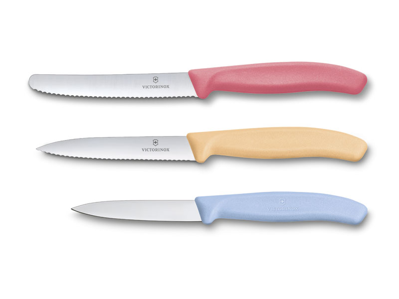 Set de 3 couteaux Office victorinox Swissclassic Pastel 1