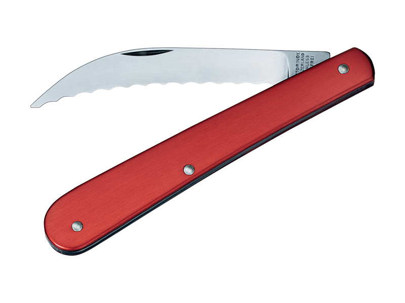 Couteau Victorinox de boulanger rouge