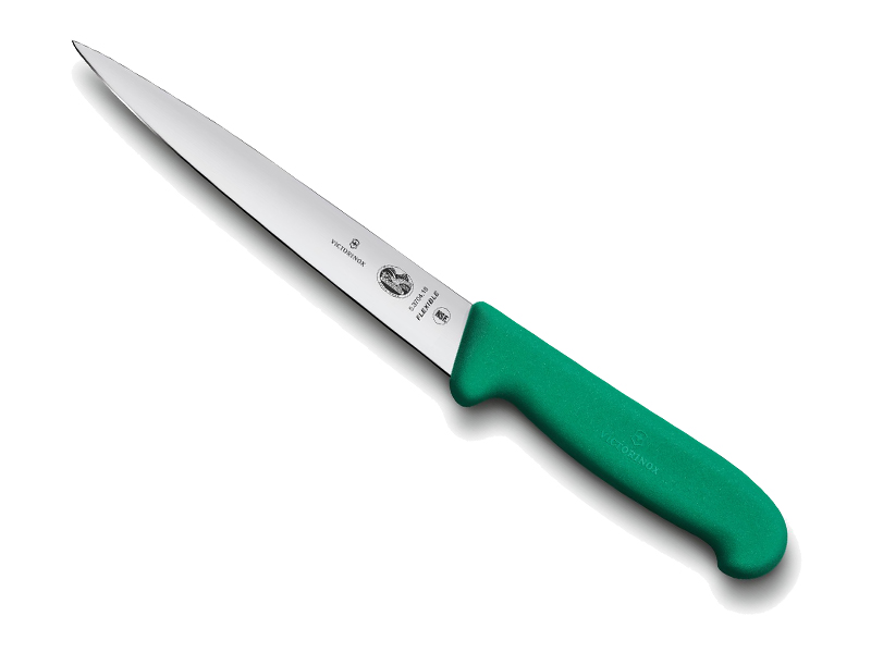Couteau filet de sole / dénerver Victorinox - Manche vert Fibrox