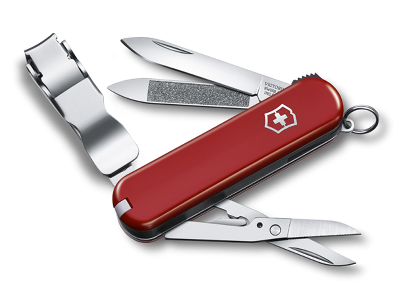 Canif VIctorinox NailClip 580 - rouge