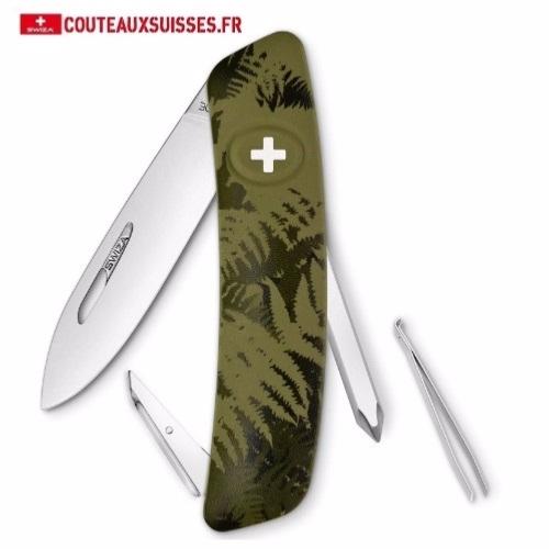 COUTEAU SWIZA MULTIFONCTIONS D02 SILVA KAKI CAMOUFLAGE