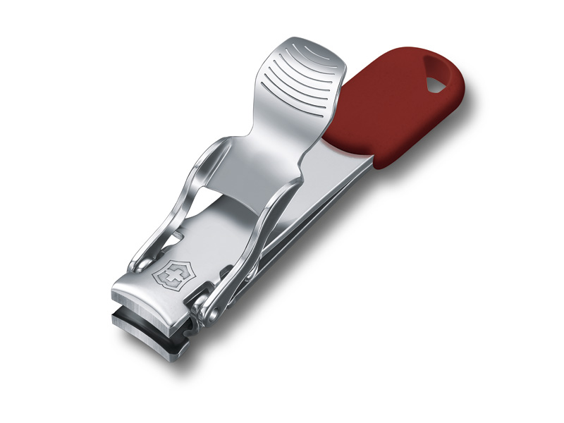 Coupe-ongles Victorinox, 6 cm, inox, poignée ABS rouge.