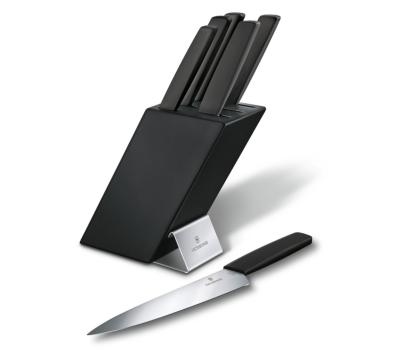 Bloc 6 couteaux Victorinox Swiss Modern - manche noir