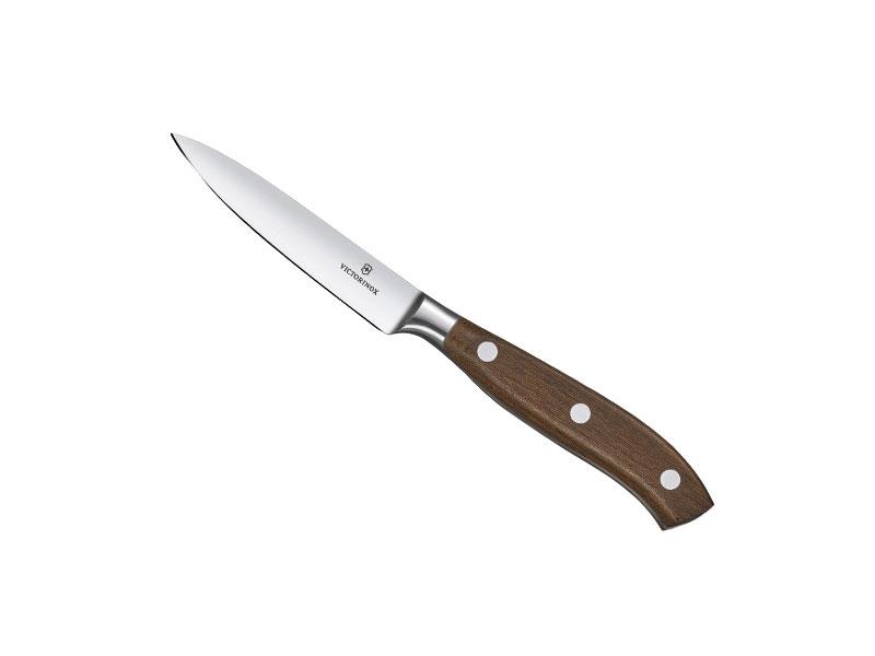 Couteau d'office Victorinox Maître Wood, lame 10 cm - manche bois d'érable modifié