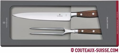 Coffret à découper 2 pièces Victorinox Grand Maître Wood