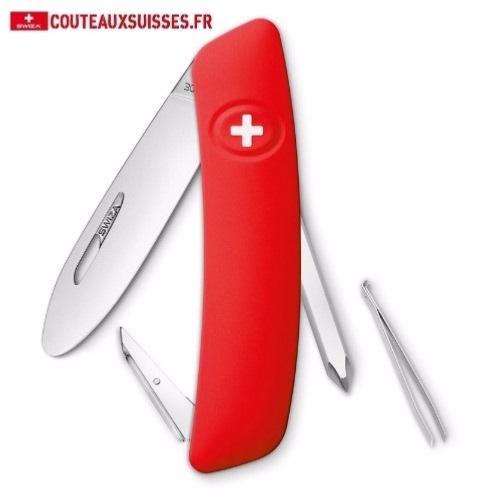 COUTEAU SWIZA MULTIFONCTIONS D02 JUNIOR ROUGE