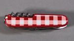 Couteau Victorinox édition limitée Huntsman Vichy rouge