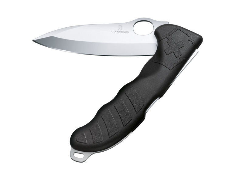 Couteau Victorinox Hunter Pro - manche 136 mm noir + étui nylon kaki