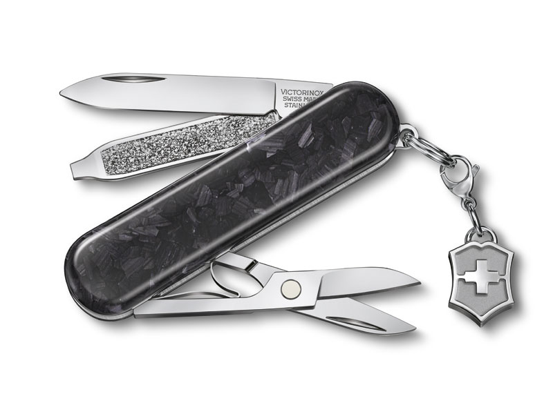 Canif Victorinox Classic SD Brilliant Fibre de carbone