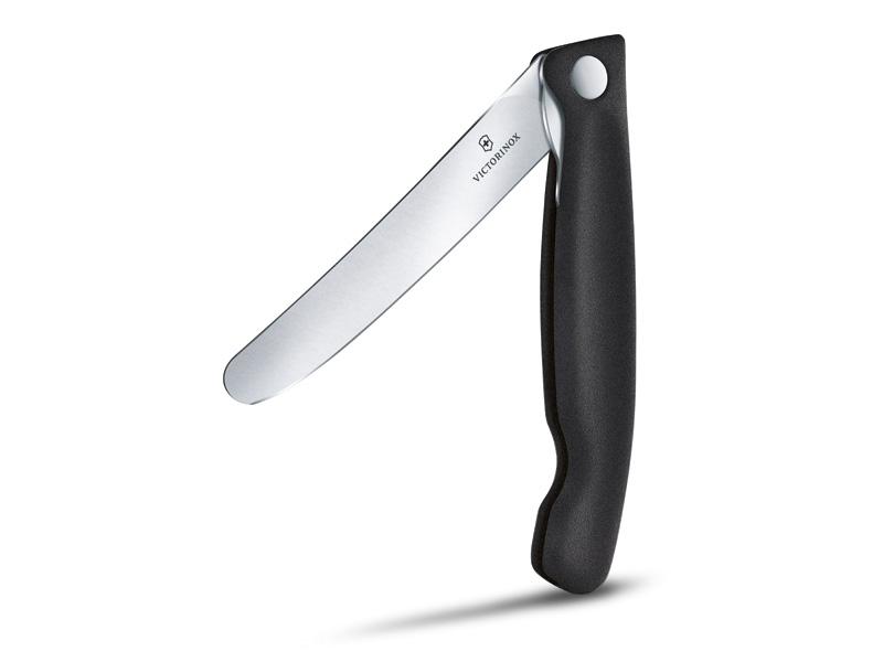 Couteau office pliant Victorinox Swissclassic 11cm lame lisse manche noir