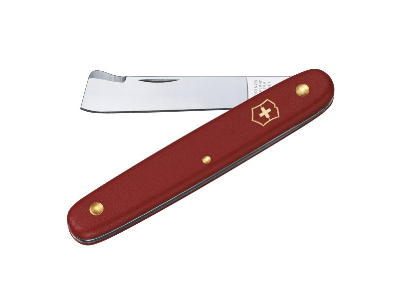 Greffoir Victorinox lame droite 5 ,6 cm avec spatule greffoir