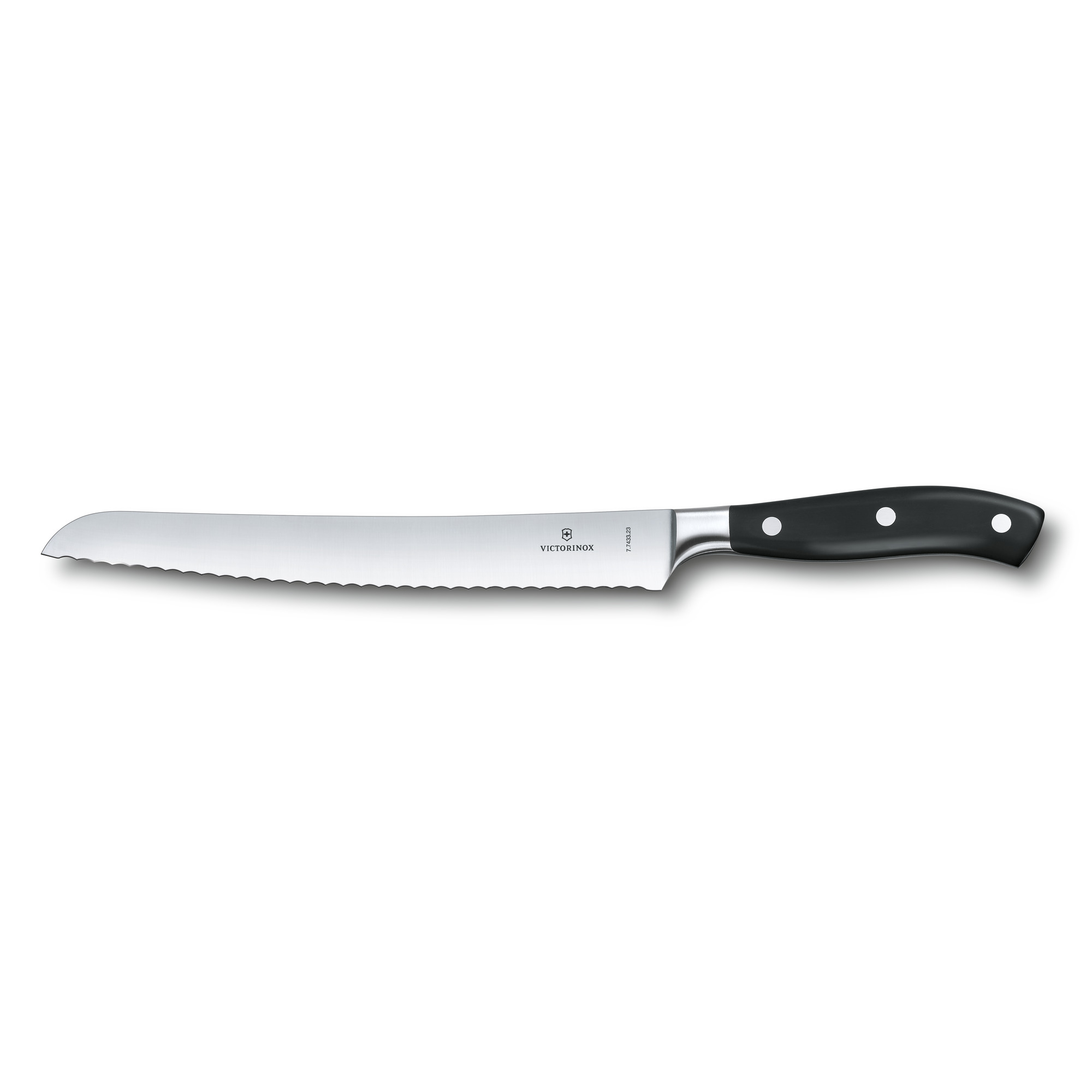 Couteau à pain Victorinox Grand Maître lame dentée 23 cm - manche noir