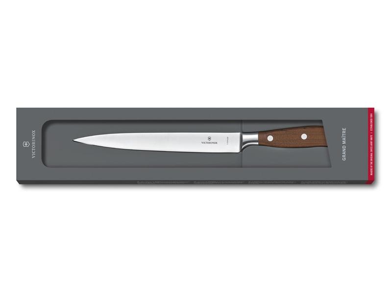 Couteau filet de sole forgé Victorinox Grand Maître, lame flexible 20 cm - manche érable modifié