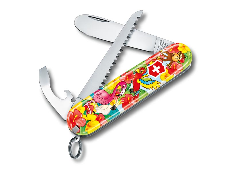 Couteau my first Victorinox motif perroquet