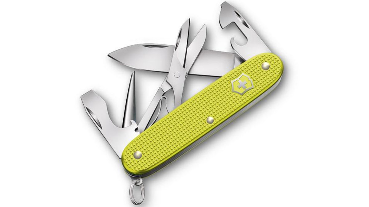 Couteau Suisse Victorinox Pioneer X Alox édition limitée 2023 - jaune électrique