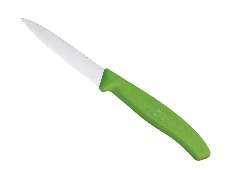 Couteau d'office Victorinox Swissclassic lame 8 cm vert à dents