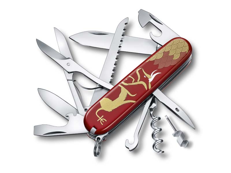 Couteau Victorinox série limitée Huntsman "Année du boeuf 2021"