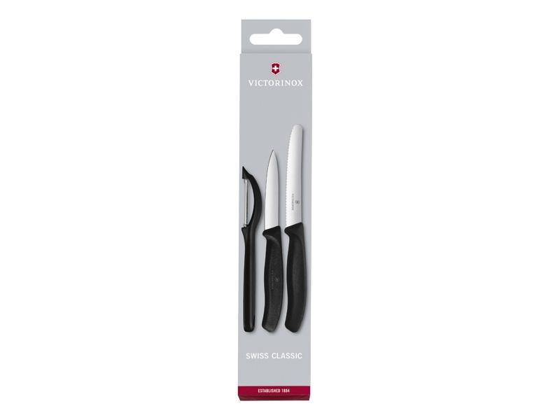 Set 3 pièces Victorinox Swiss Classic noir