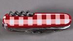 Couteau Victorinox Swisschamp édition limitée Vichy rouge