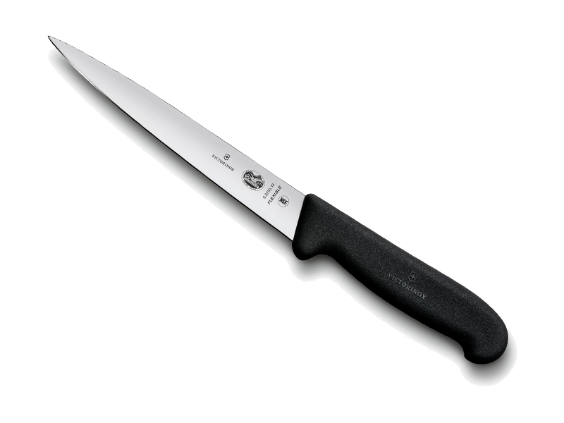 Couteau filet sole / dénerver Victorinox lame flexible  20 cm - manche Fibrox noir