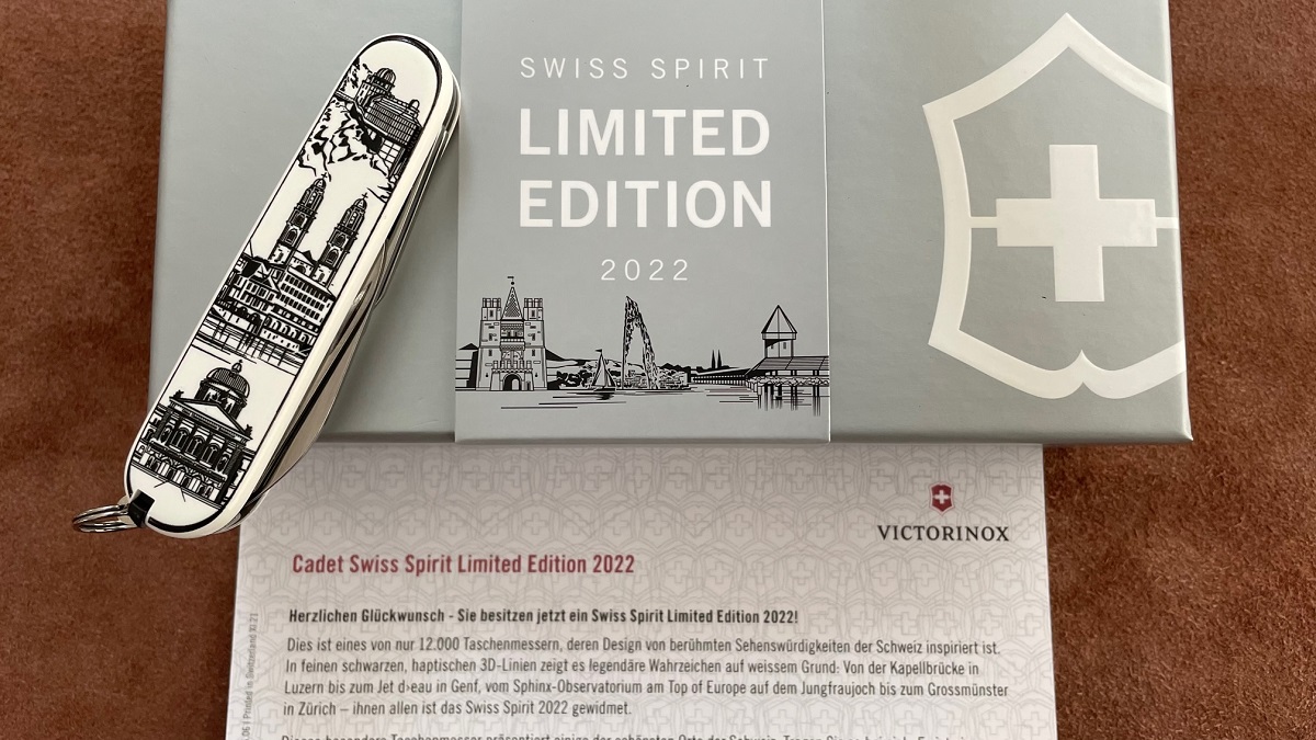 Couteau Victorinox Cadet Swiss Spirit édition limitée 2022