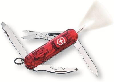 VICTORINOX MIDNITE MANAGER ROUGE TRANSLUCIDE