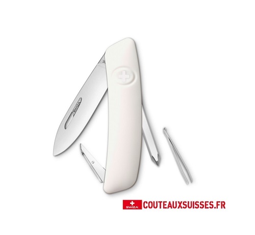 COUTEAU SWIZA MULTIFONCTIONS D02 BLANC