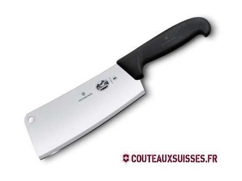 Couperet Victorinox lame 18 cm - manche Fibrox noir