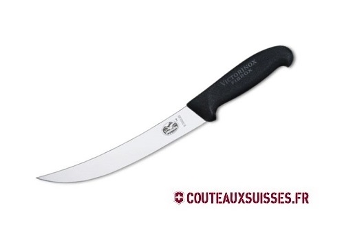 Couteau de boucher "à abattre" Victorinox lame 20 cm - Manche Fibrox noir