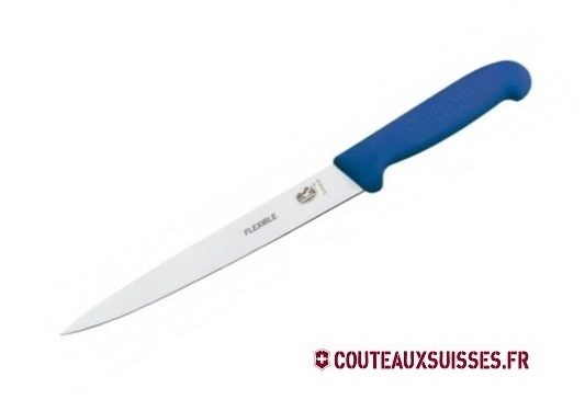 Couteau filet de sole / dénerver Victorinox - Manche bleu Fibrox