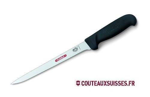 Couteau filet de sole / dénerver Victorinox - Manche Fibrox noir