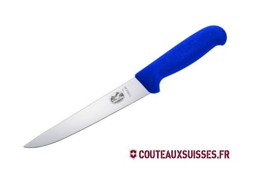 Couteau à saigner/découper Victorinox lame 20 cm - Manche Fibrox bleu