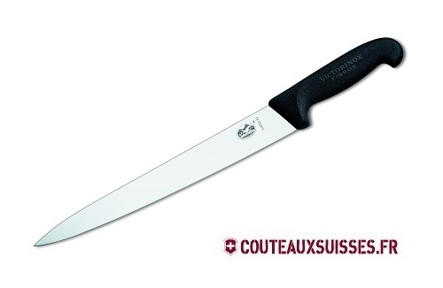 Couteau Tranchelard Victorinox lame 30 cm - Manche Fibrox noir