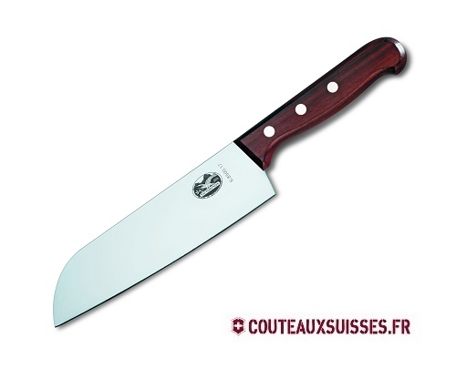 Santoku Victorinox Wood lame 17 cm - Manche érable