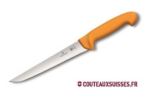 Couteau Swibo à désosser/saigner lame 20 cm - Manche grillon jaune