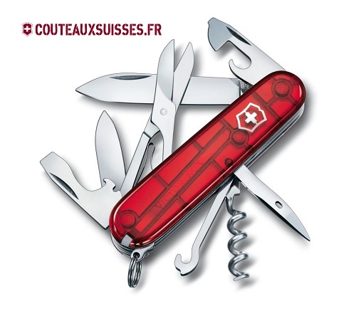 VICTORINOX CLIMBER ROUGE TRANLUCIDE