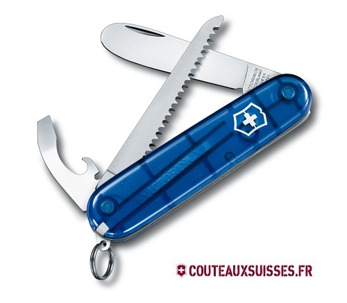 Couteau suisse Victorinox My First Victorinox bleu transparent