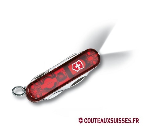 COUTEAU SUISSE VICTORINOX MIDNITE MANAGER - ROUGE TRANSLUCIDE